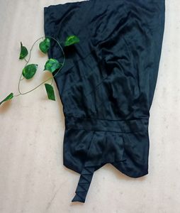 Black Satin Dress