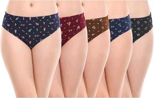 Floral Print Cotton Briefs