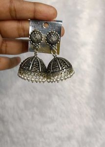 Beautiful Oxidized Jumkas