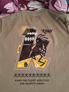 Tan Graphic T-Shirt