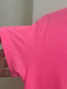 A Vibrant Neon Pink Tshirt