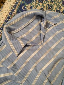 Striped Long Sleeve Crop Top