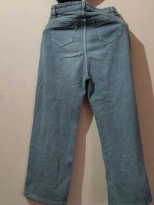 Ripped Wide Leg Jeans