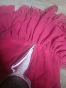 Red Or Marron Frock