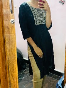 Black Kurta