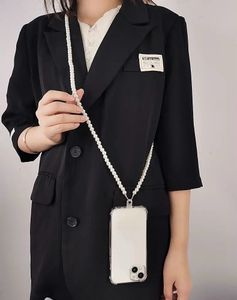 Crystal Beaded Sling With Phone Lanyard Patch