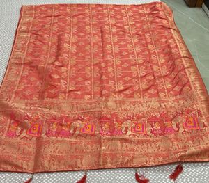 Silk Blend Banarsi Saree- New