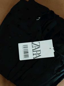 Zara Black Eyelet Dress
