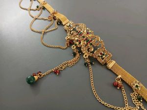 Ornate Gold Beaded Belt