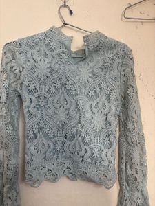 Elegant Lace Long Sleeve Top