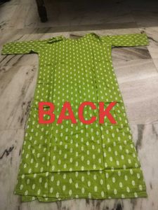 Green Printed Kurta