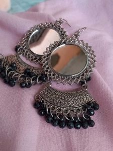 Oxidized Ear Rings