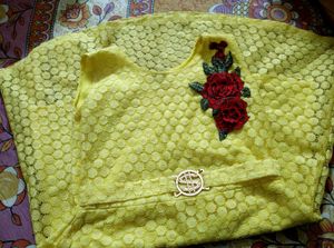 Yellow Lace Dress
