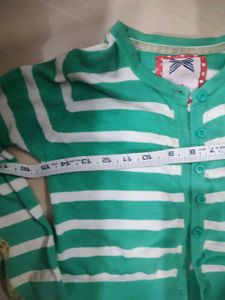 Striped Knit Cardigan