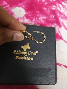 Combo Gold Colour Hoop Earrings