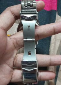 Fossil Orignal Mens Quartz With Rotating Bezel.