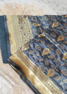 cottan Grey saree...unused