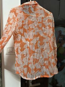 Floral Print Button-Down