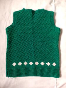 Handmade Winter Clothing Knitted Sweater Vest Top