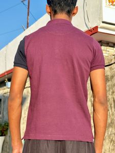 USPA Color Blocked Polo Shirt