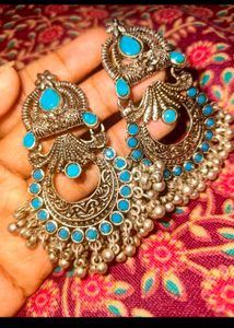 Oxidised Chand Bali Earing