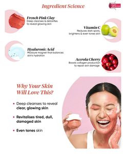 Dot &amp; Key Pink Clay Mask