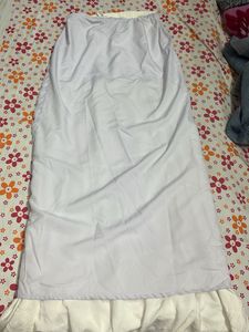 White Tiered Maxi Skirt