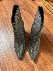 Block High Heel Party Boots