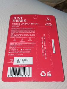 Just Herbs Tinted Beetroot Lip Balm