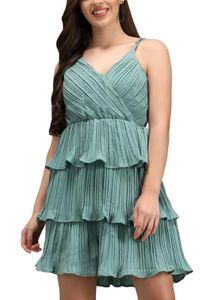 Knee-Length Layered Dress