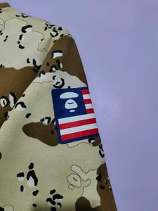 Aape By Bape Camo Print Sweatshirt