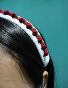 Tulip Crochet Hairband