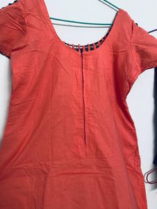 Mini Mirror Work Churidhar Top With Dupatta