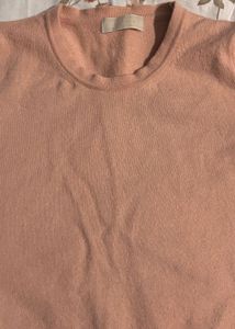 Peach Short Sleeve Top