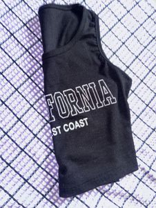 Cute Graphic Tank Tops Combo Set