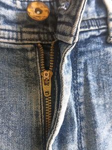 Vintage Wash Denim Jeans