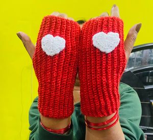 Crochet Fingerless Gloves