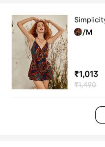 URBANIC printed Play suit
