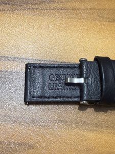 Black Leather Watch Strap