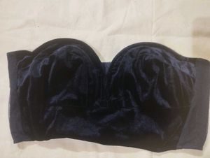 Velvet Bustier Top