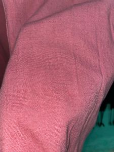 Pink Button-Down Midi Dress