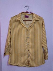 Striped Button-Down Shirt