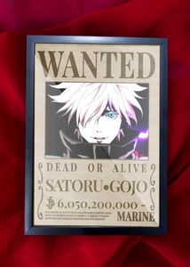 SOTARU GOJO Wanted One Piece Anime Frame 1 Pcs