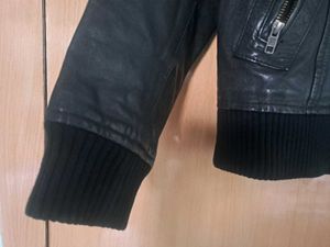 Original Jack &amp; Jones Leather Jacket brand L size