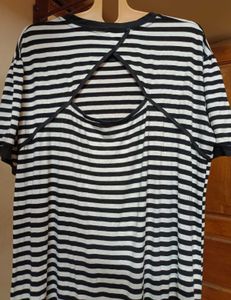 STRIPED T-SHIRT DRESS