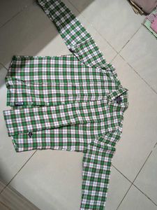 Green Plaid Shirt BRAND NEW , NOT USED