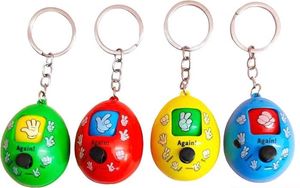 Rock Paper Scissors Keychain Game (Pack Of 4)
