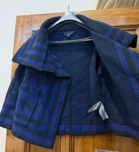 burberry  Patterned Wool shrug