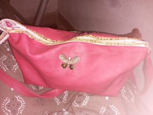 Pink Sling Bag Handmade Only In ₹99