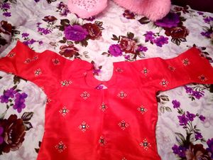 Most Demanding Red Kurta Set In Very Good Conditio